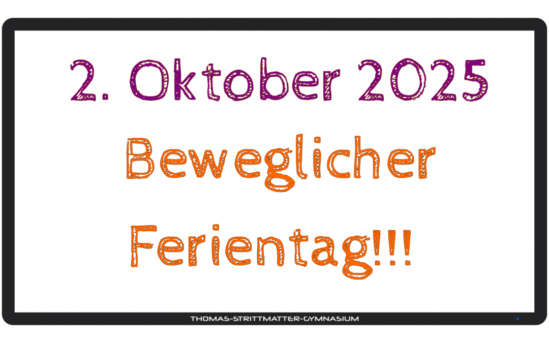 Beweglicher Ferientag