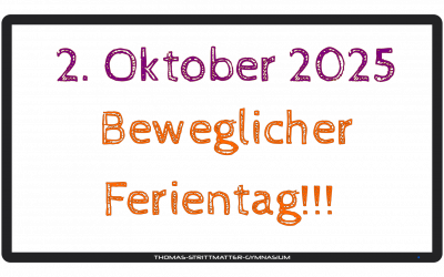 Beweglicher Ferientag