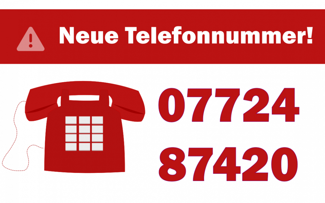 Neue Telefonnummer