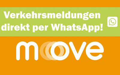 MOVE: Verkehrsinformationen auf WhatsApp – Jetzt folgen und informieren!