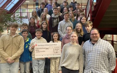 TSG-Schülerschaft spendet mehr als 1000 Euro an die Katharinenhöhe